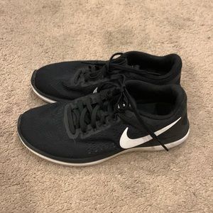 Black Nike sneakers